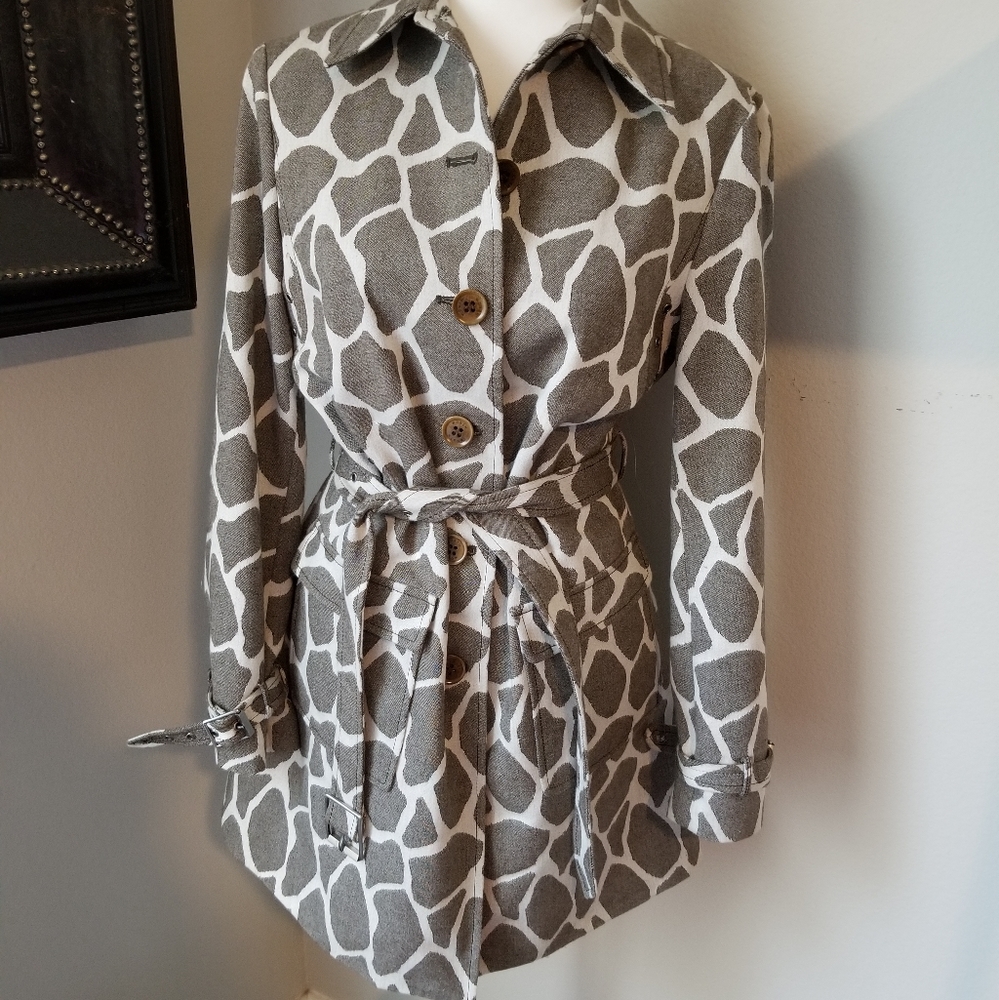 Worth Animal Print Coat